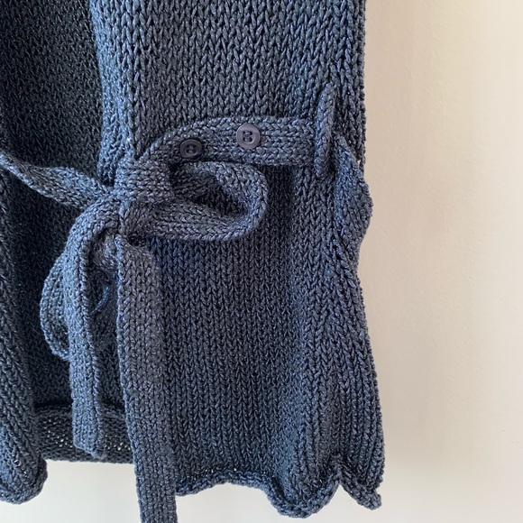 Size M-L dark blue/grey sweater - Picture 3 of 3